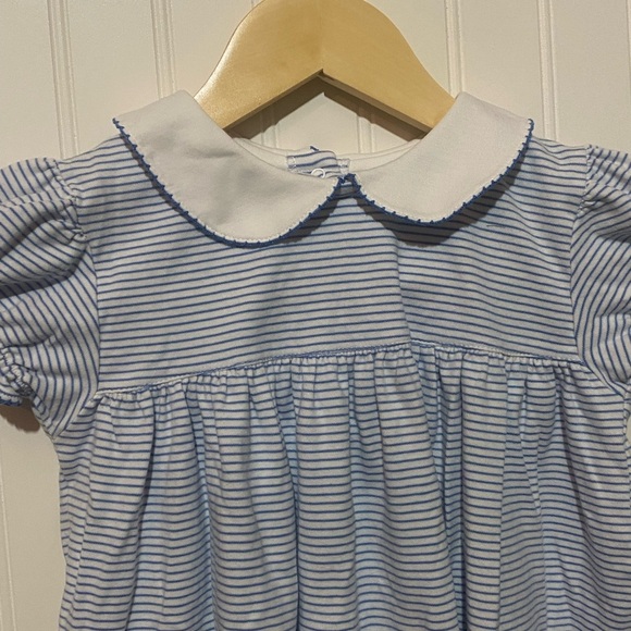 Eyelet & Ivy‎ dress blue/white stripe size 6 - Picture 2 of 6